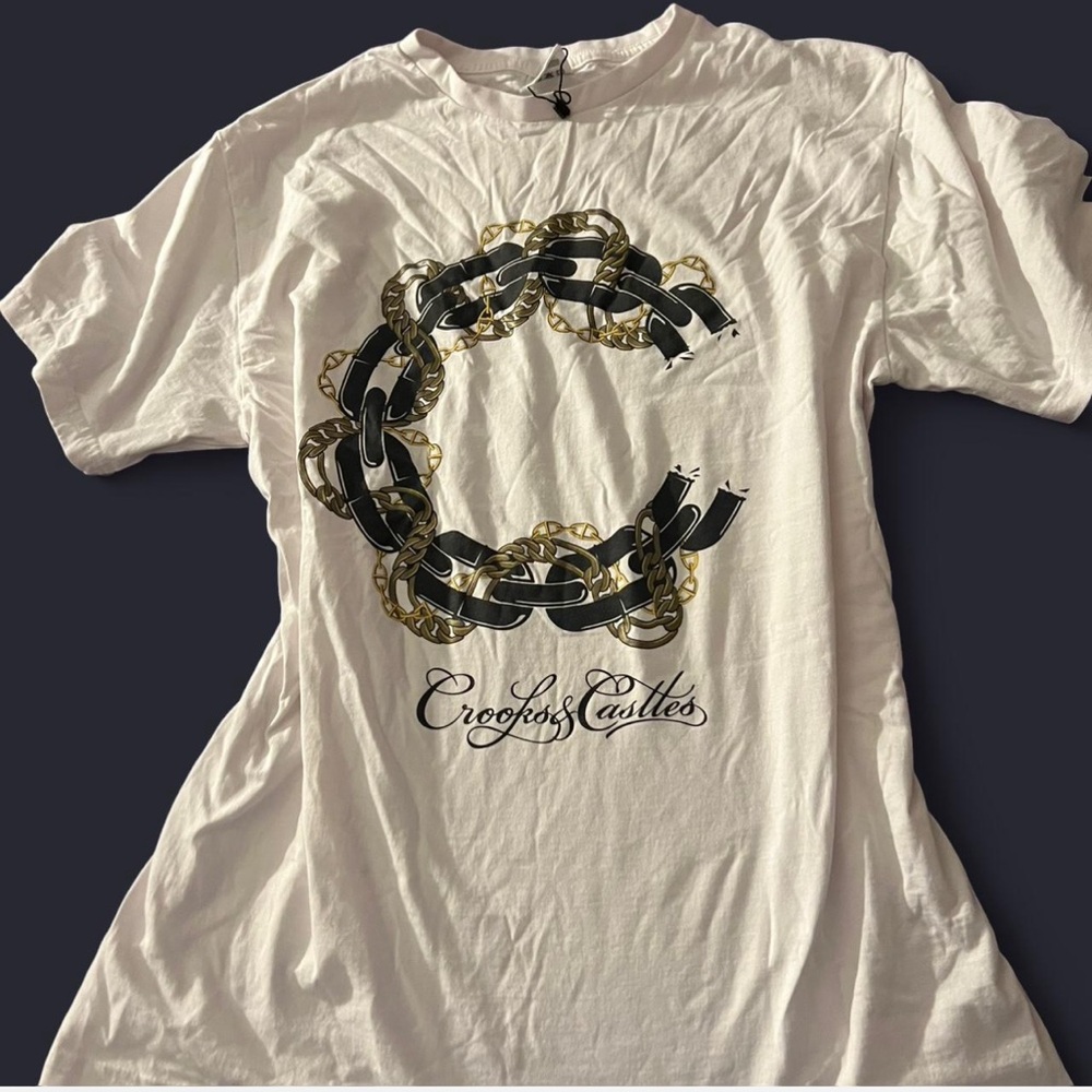 Crooks & Castles White Tee